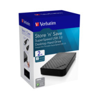 HDD USB  2TB  3,5"  Verbatim Store'n Save 